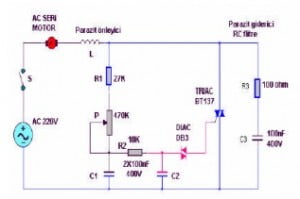 AC Motor Hız Kontrol Devresi